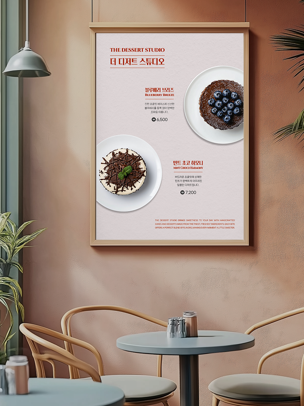 디저트 케이크 매장 포스터 brandtypography cake dessert dessertposter foodposter graphicdesign layout minimalposter poster posterdesign seriftypography visualdesign