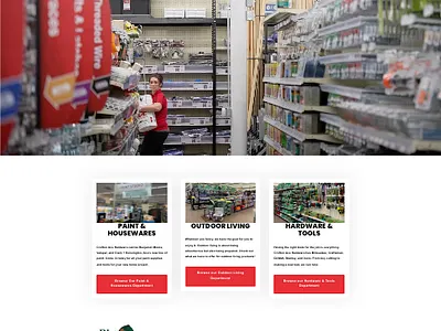 Ace Hardware blog web design website design