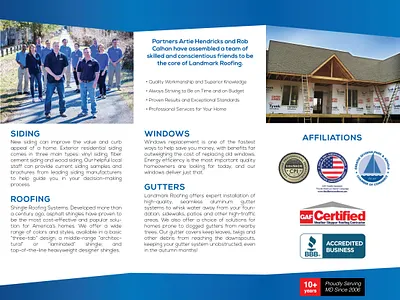 Landmark Brochures brochure design graphic design