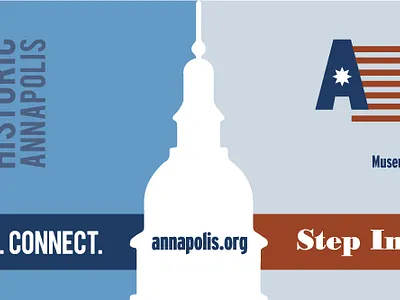 Historic Annapolis Banner banner design graphic design print design