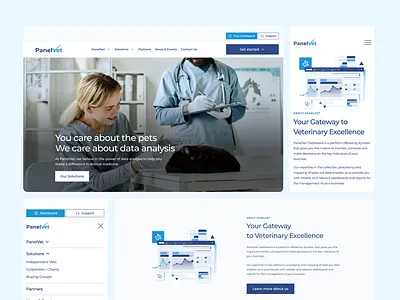 PanelVet: HubSpot B2B Platform for Veterinary Diagnostics & Data analytics b2b clean dashboard data enterprise healthtech hubspot interaction interface medtech minimalist modern productdesign saas ui userexperience ux veterinary webdesign