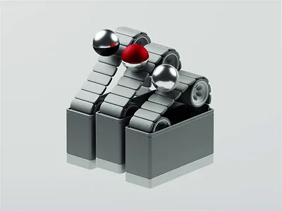 Agent Incrementalism 3d 3d animation blender blender3d illustration isometric isometric illustration
