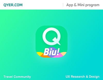 UIUX for QYER APP app mobile motion graphics redesign travel ugc ui ux ux research