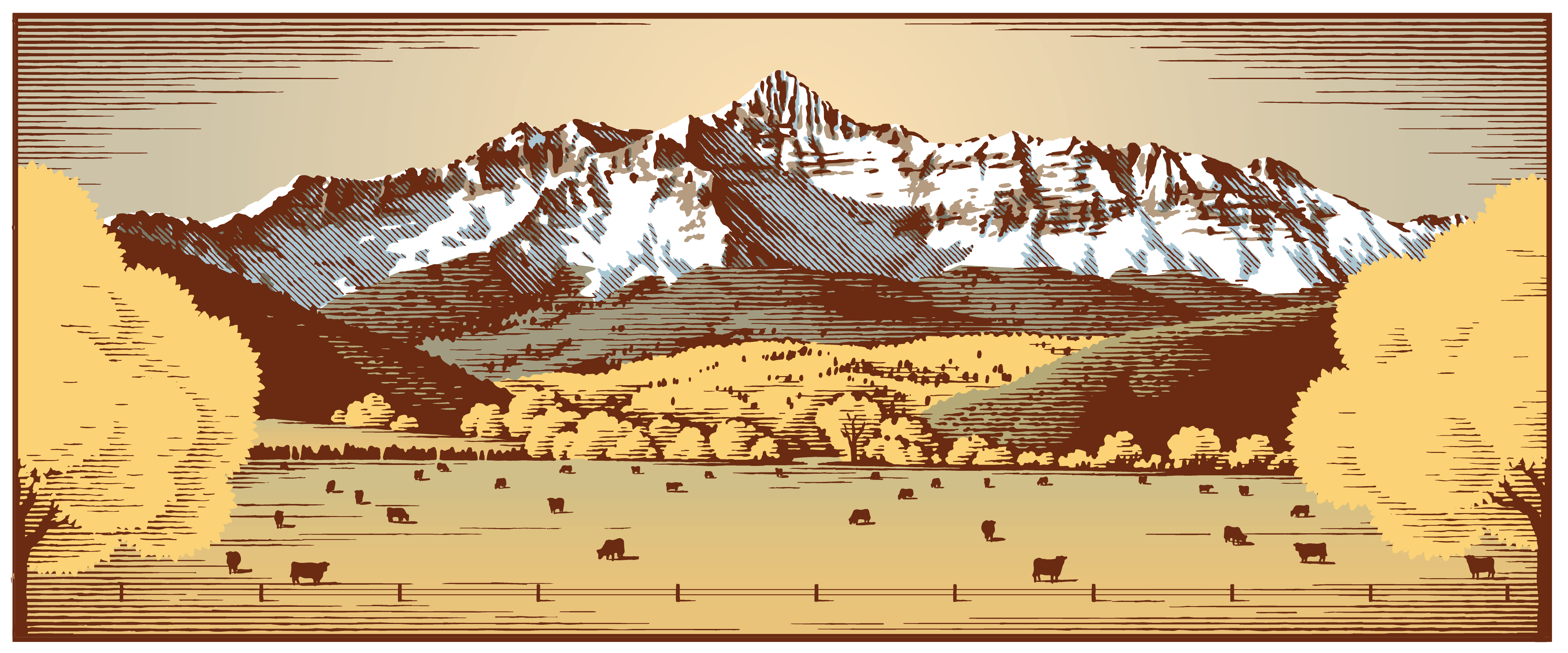 A Colorado Mountain Scene for an Insurance Company