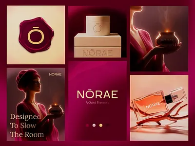 NORAE — Luxury Perfume Logo & Visual Identity Design beauty brand identity brand system branding cosmetic branding design fragrance fragrance design logo logo branding logo design luxury branding luxury perfume packaging design perfume perfume brand perfume brand logo perfume logo perfume logo visual identity premium packaging visual identity