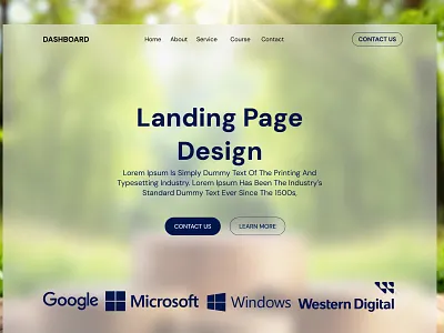 Modern Landing Page Design - Glassmorphism & Corporate UI Concep 3d animation branding business website clean design corporate website dashboard ui design frosted glass glassmorphism graphic design hero section landing page logo minimalist ui motion graphics social media post ui ui design web design