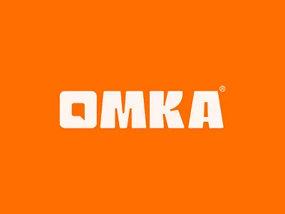OMKA® | Modern Minimal Logo bold wordmark brand identity branding clean corporate identity design icon logo logo design logotype minimal minimal logo modern logo typographydesign visual identity wordmark