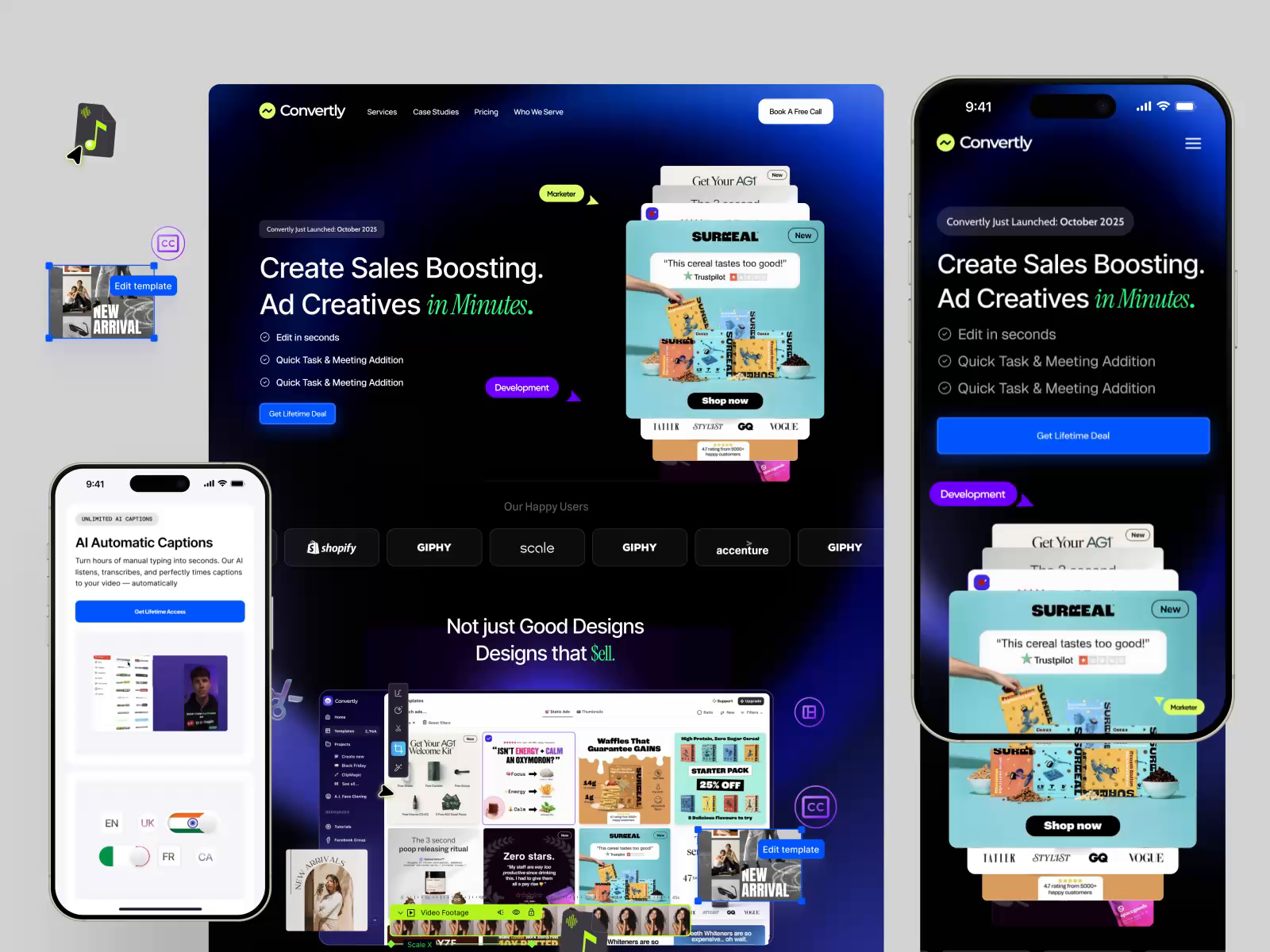 Example of Convertly Redesign v3