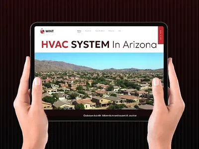 🌬️ Comfort-Driven Climate Systems for Arizona Homes aorc app branding graphic design logo typography ui website
