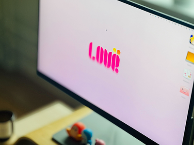 love 💛 wallpaper 2023 branding illustration typography