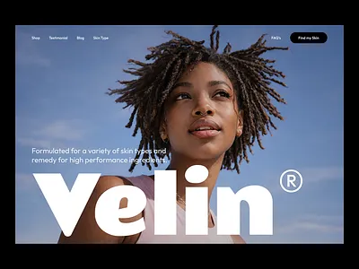 Velin – Telehealth Header branding clean design ecommerce figma graphic design header health care landing page logo medical responsive shopify telecommunication telehealth telehealth website ui ux website web weightloss