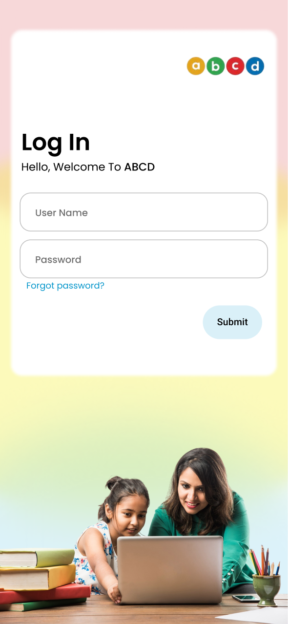 Education Platform – Login Screen UI app design authentication edtech education app elearning form design input fields interface design learning platform login screen minimal design mobile ui onboarding parenting app product design school app sign in student app ui design ux ui