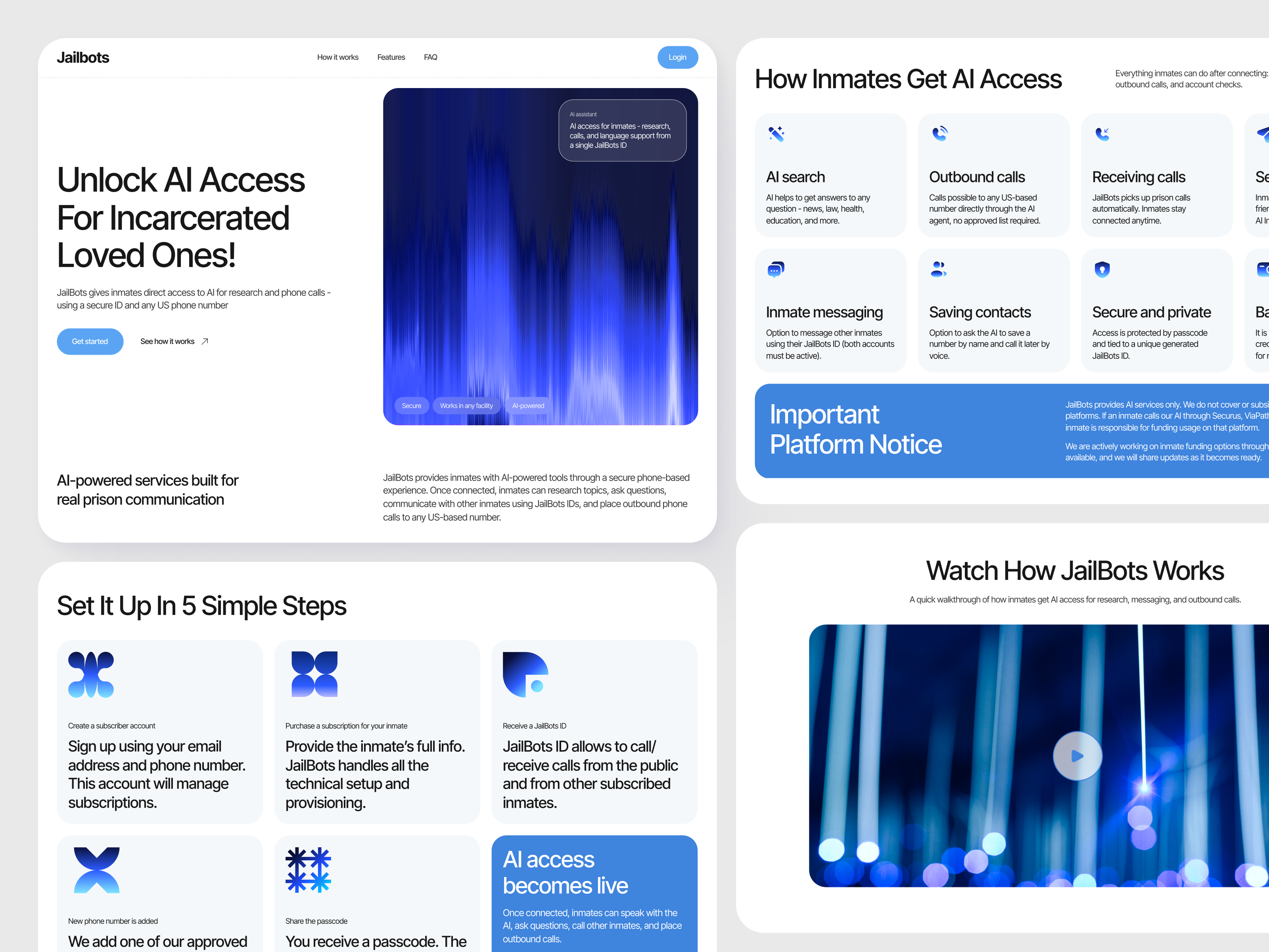 AI-Powered Service Website Design