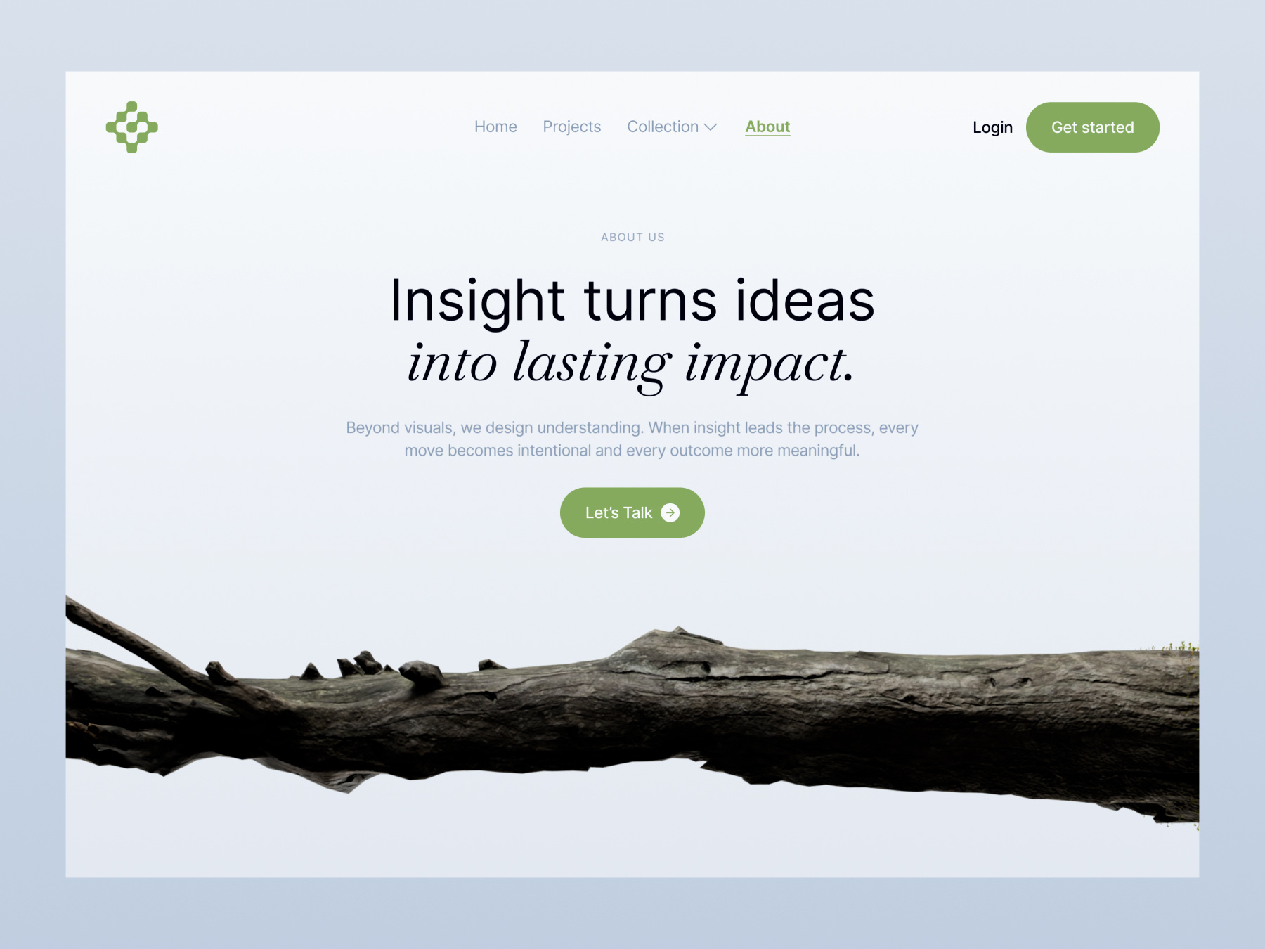 About Us 3D Animation 3d 3d animation 3d blender about us about us section abstract animation branch branding growth healing health motion graphics psychology trauma ui design