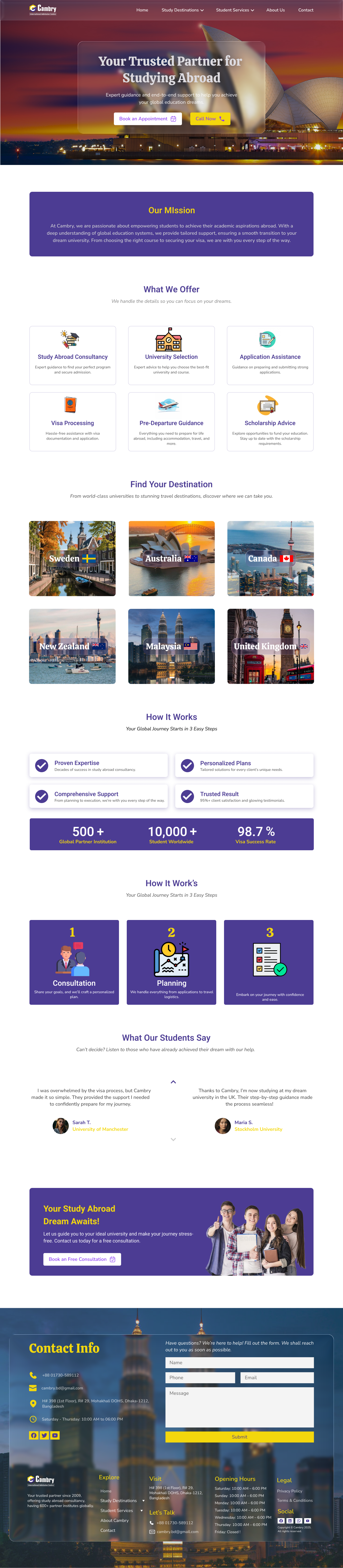 Cambry (Homepage) design graphic design ui ux