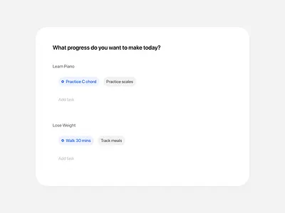 Suggestion Input Card Component ai ai assistant ai design card chat interface component design system input minimal suggestions
