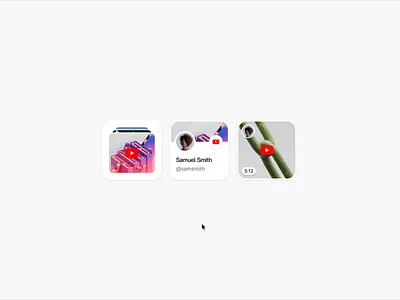 YouTube Block - Quillow app block creative direction design figma microsite minimal product design prototype ui video web design widget youtube
