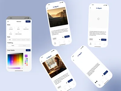 Home - Image Generator App UI home homeui image imageapp newui ui ux