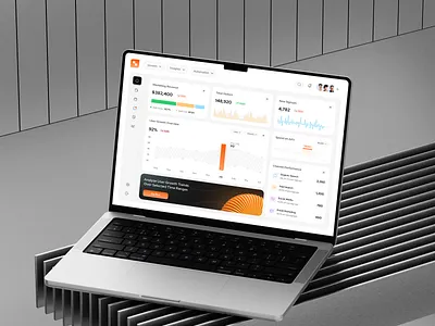 SaaS Marketing Dashboard b2b saas crm dashboard dashboard dashboard design design enterprise software growth analytics marketing analytics minimal dashboard modern ui design performance dashboard saas saas dashboard saas marketing startup dashboard ui ui ux design ux
