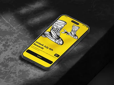 Tea Ordering App - Loyalty & Vibrant Mobile UI Design delivery app design ecommerce app design interface design interface ui mobile design mobile ui ordering app design ui uiux design ux