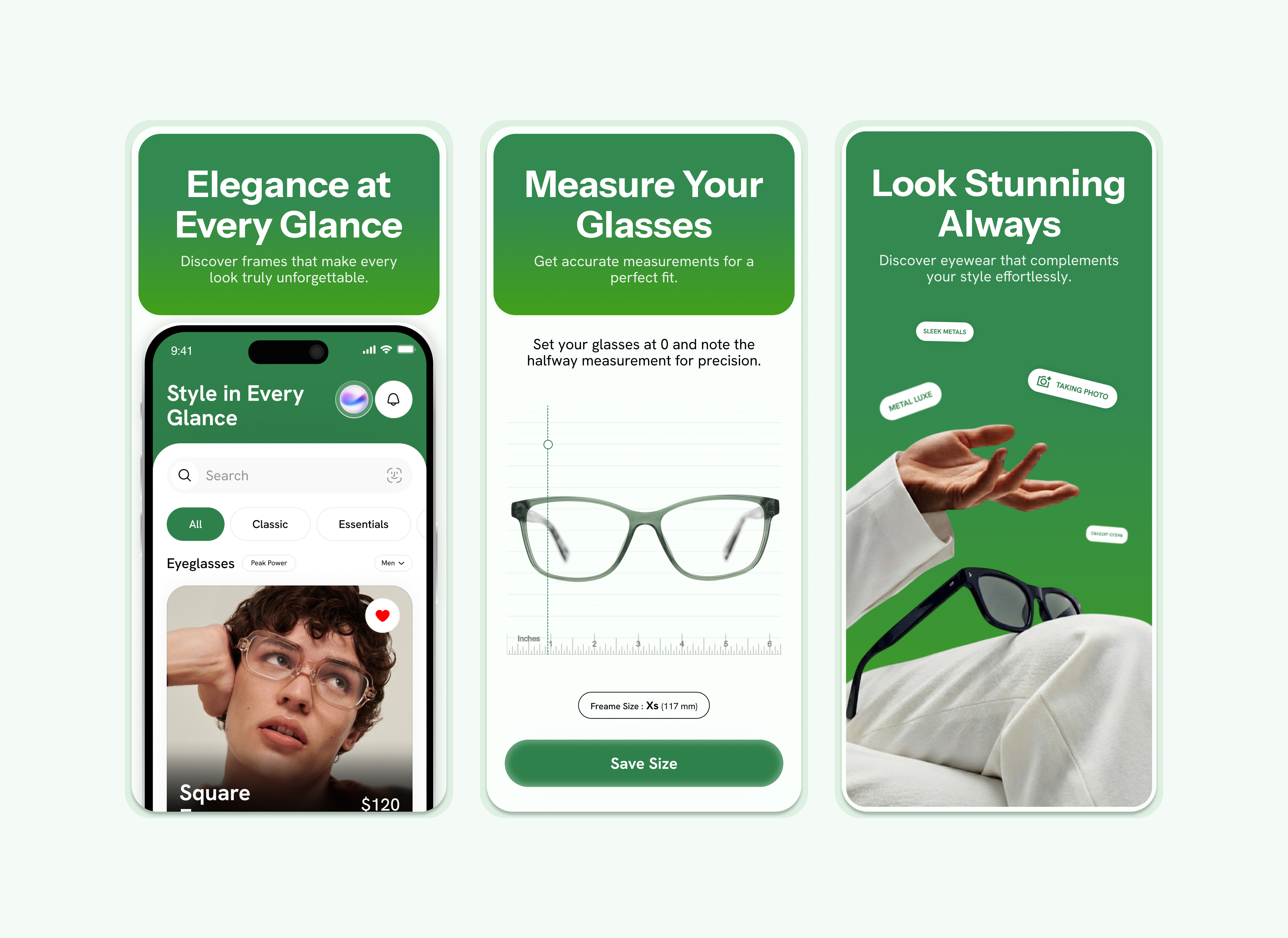 Eyeglass✦ App Store Screenshots app design app showcase app store app store preview app store screenshot app store visuals eyewear app eyewears fashion glasses mobile mobile app play store screenshot screenshot screenshot design shop app shopping mobile app sunglasses uidesign ux design