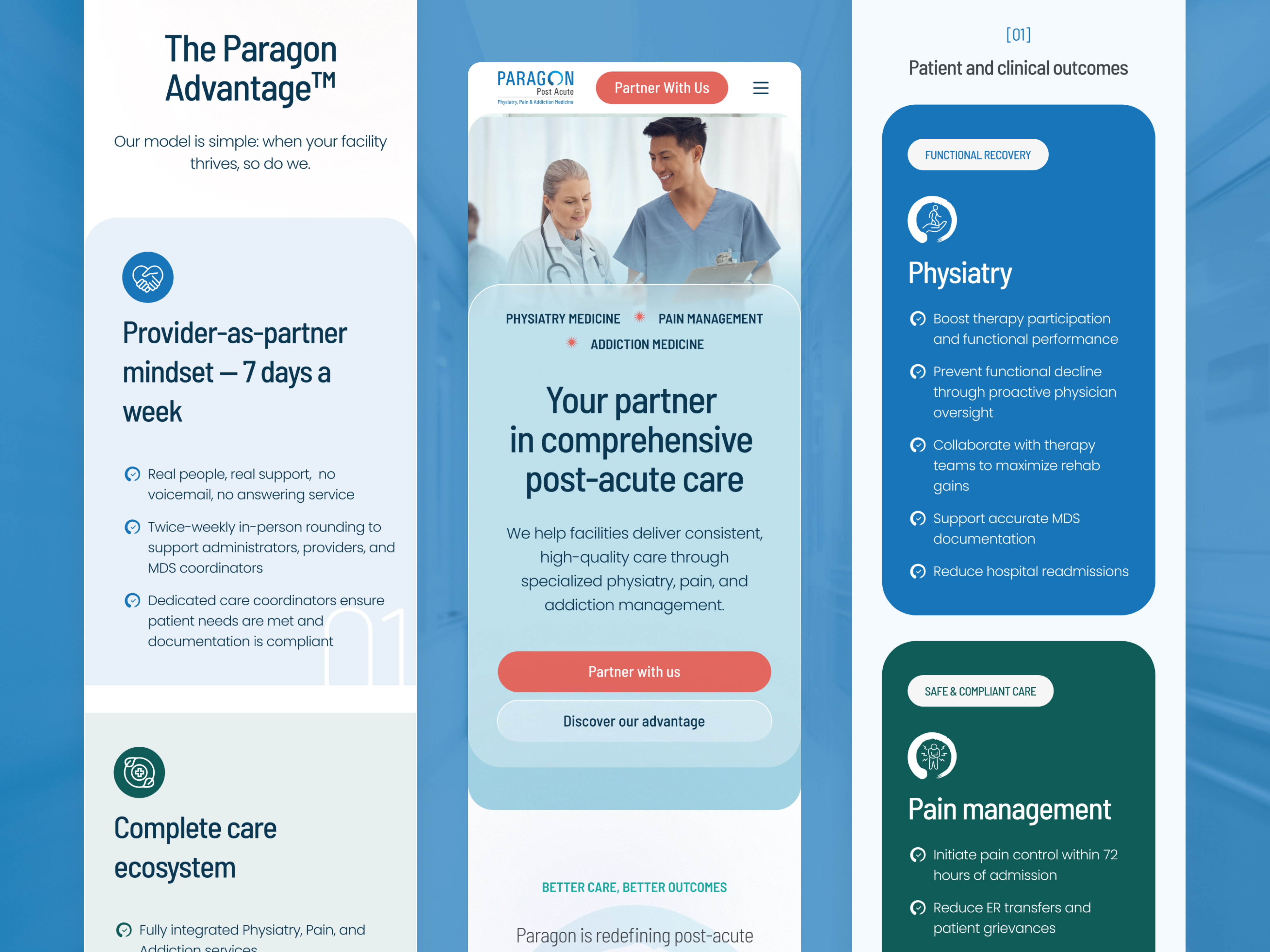 Paragon Health Partners: B2B Repositioning & Website Strategy b2b website brand positioning clean design corporate website digital strategy healthcare branding healthcare website local seo medical website modern website responsive design seo service website ui design ux design web design web development website design website redesign wordpress