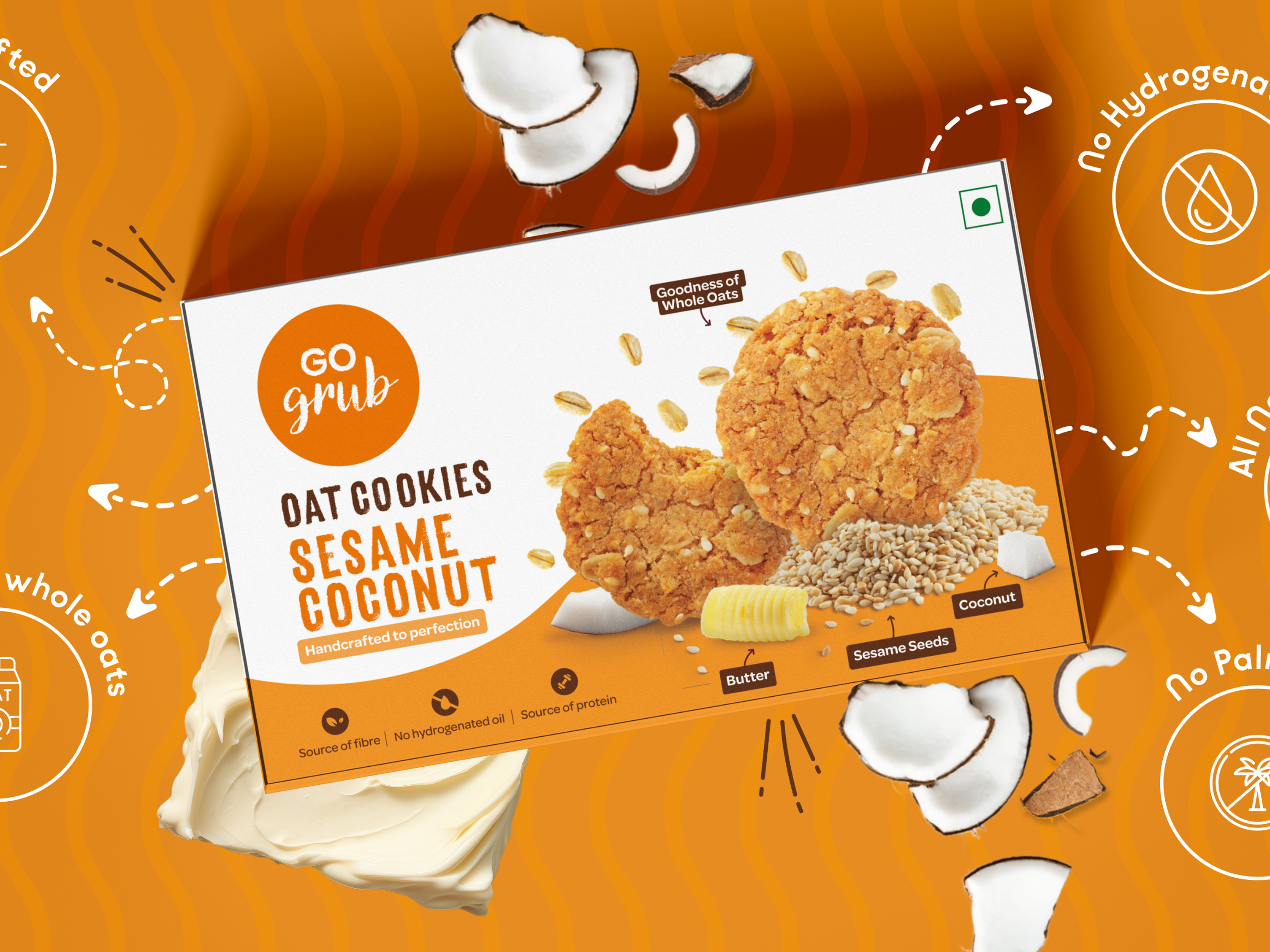 Go Grub's infographic clean visuals d2c graphics food packaging healthy food infographic information ingredients packaging design product product infographic product presentation product storytellings uiux visual education