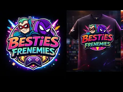 besties frenemies branding graphic design logo