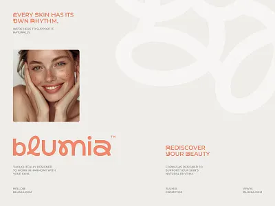Blumia™ beauty branding concept design cosmetics creative creative design creative designer design designer graphic design graphic designer logo logo design logo designer logomark logos logotype modern logo skin visual identity
