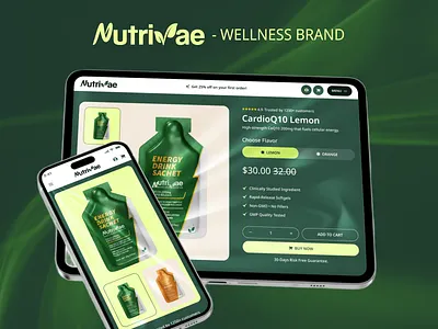 High ROI & CRO Smart Wellness Mobile Optimize Design cleandesign ecommerce ecommercedesign ecompdp ecomwebdesign ecomwellnessdesign healthandwellness healthweb landingpage mobilefirst nutritionbrand pdp productpage shopifydesign supplementbrand uiux uiux design webdesign wellnessbrand