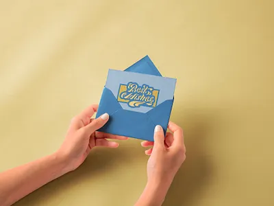 Best wishes card card design enveloppe handcraft illustration lettering new year resolutions send