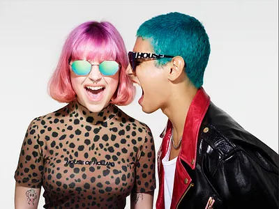 HOUSE OF HOLLAND Sun & Eyewear Collection bold branding design eyewear design houseofholland product design