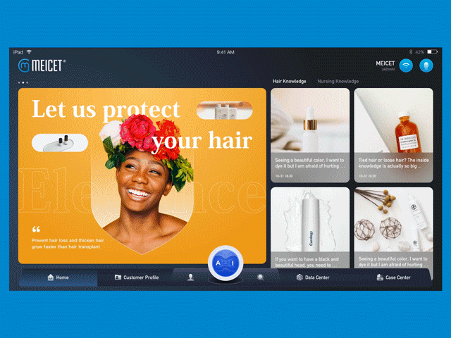 Test Selection gif ae app branding care chart client complexopm data detection hair hair follicle hmi icon instrument ipad logo motion graphics race web