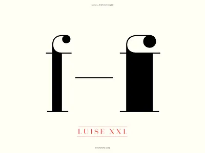 Luise — Type Family design didone elegance f font fonts high contrast hvd typedesign typeface typography
