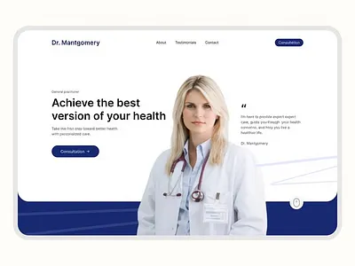 Doctor Appointment Landing Page appointment booking ui booking system clinic booking doctor appointment doctor profile ui health tech healthcare app design healthcare landing page healthcare ui design hospital website medical dashboard medical ux medical website modern landing page patient portal responsive web design saas healthcare telemedicine platform ui ux design web ui design