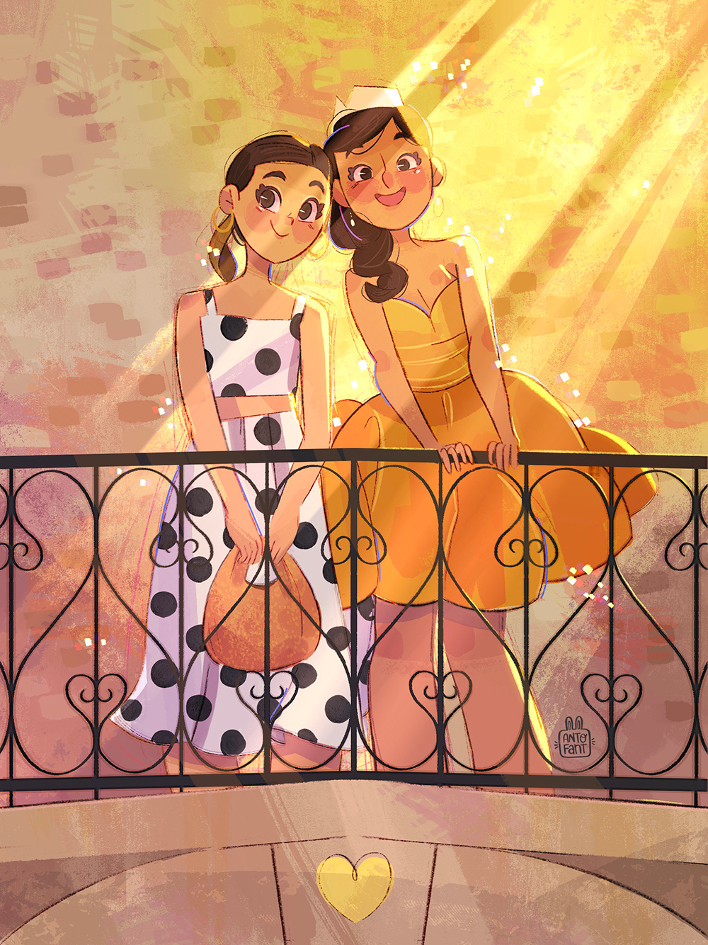 Emily and Mindy children childrens illustration digital digital art digital painting digitalart fanart illustration kidlit