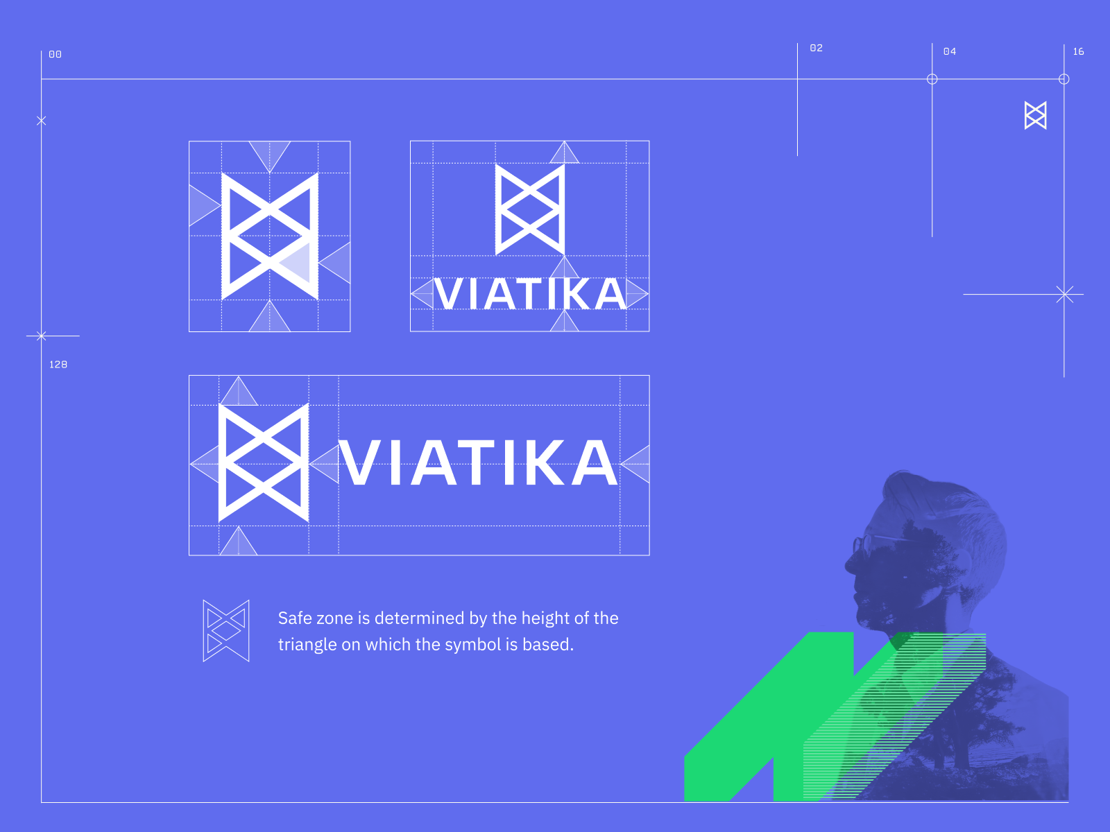 Viatika Brand Identity blue brand branding colors design graphic design green icons illustration logo minimalist logo
