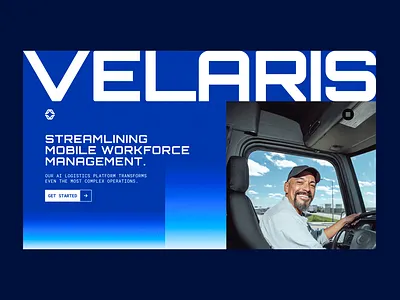 Velaris Brand Identity branding freight identity product system truck ui visual