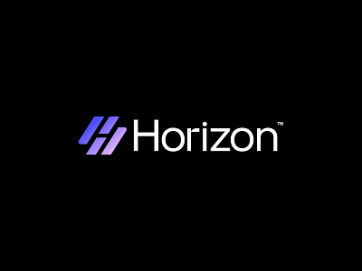 Horizon™ — Visual Identity brand brand identity branding clean concept design graphic design illustration lettermark logo logomark logotype minimal modern simple typography ui