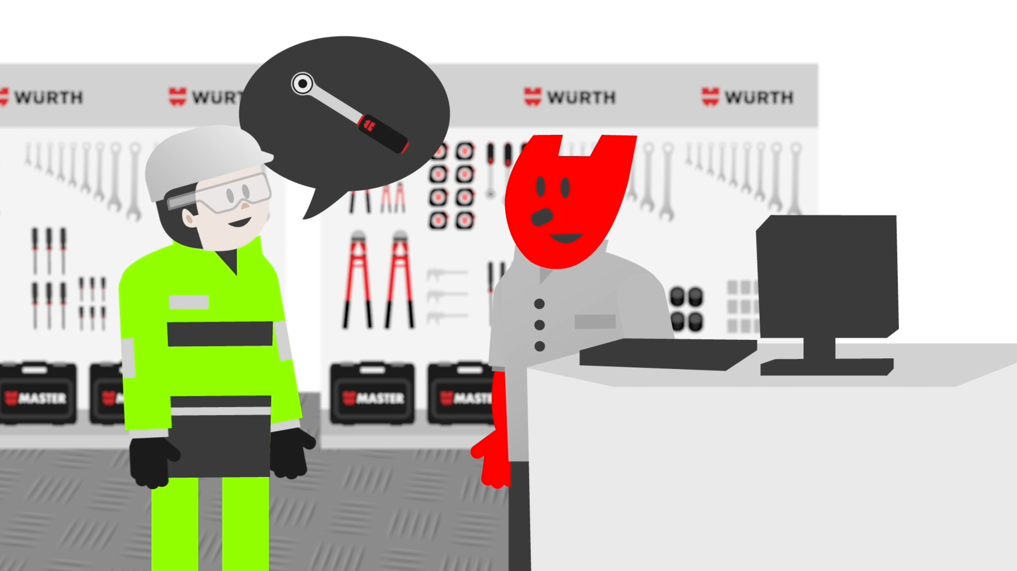Würth animation illustration