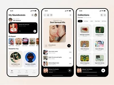 Music Player & Podcast Mobile App Design android app design app design apple music audio app audio streaming app clean freelancer ios app design live streaming app mobile app music app music player playlist podcast app product simplicity spotify ui user interface ux