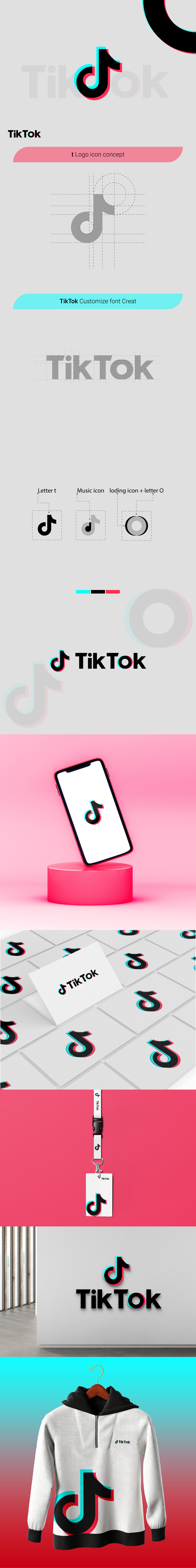 TikTok Logo Making branding brund identy design graphic design illustration logo logo design logodesign marketing tiktok vector