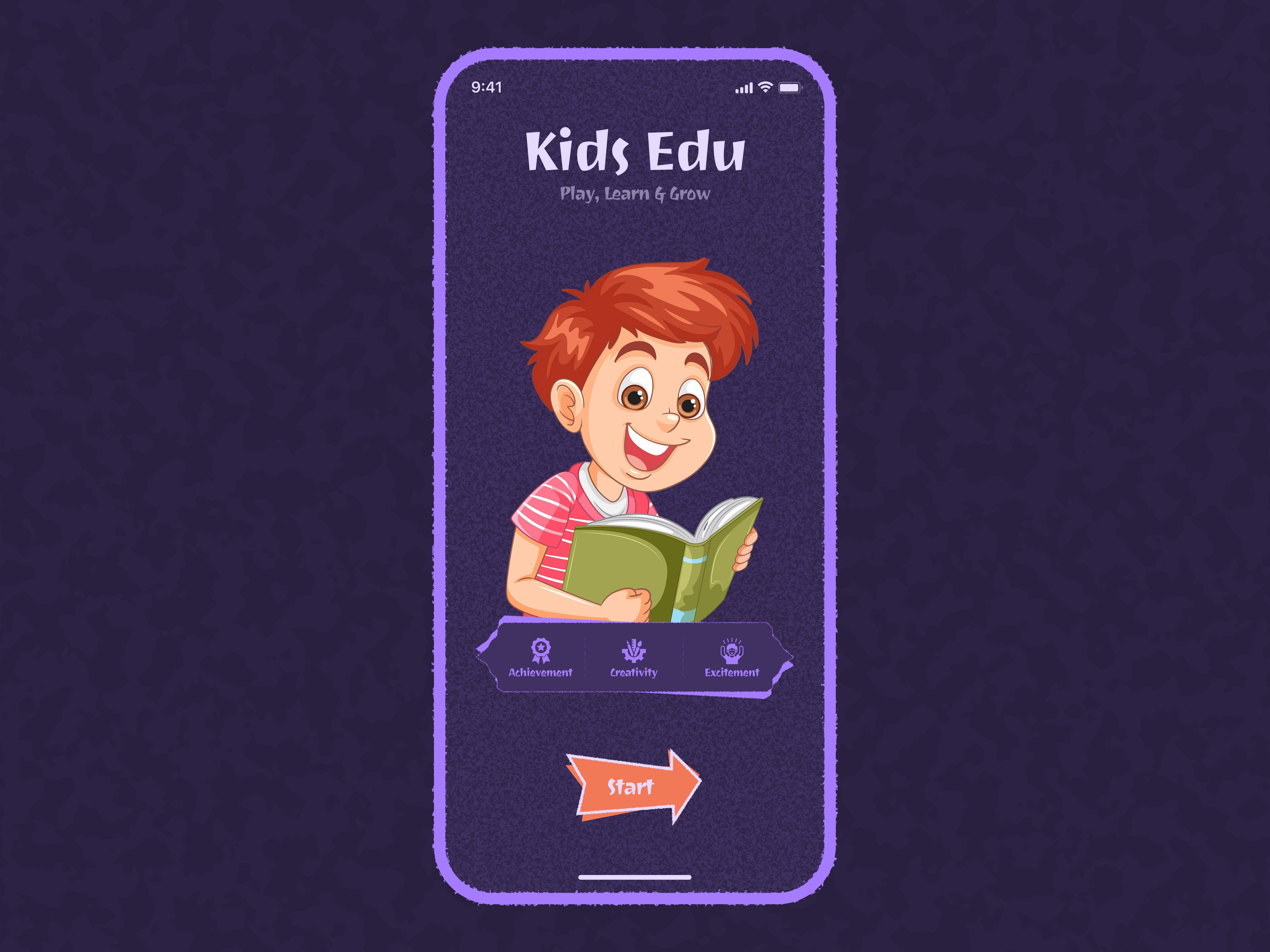 Kids Learning Mobile App UI Concept app design app onboarding cartoon ui colorful ui education app educational app illustration ui kids app kids learning kids ui learning app mobile app design mobile ui onboarding screen playful design product design ui design ui inspiration user interface ux design