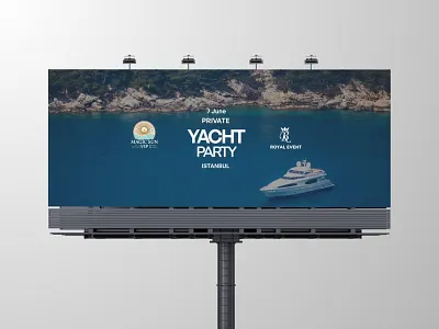 Yacht Party Graphic Design - Razi Portfolio 2026 ads billboard design event planner ads graphic design mohamad raziei razi razi design tour istanbul tour leader ads yacht party yacht party istanbul استانبول رضیئی طراح گرافیک طراح گرافیک استانبول محمد رضیئی یات پارتی