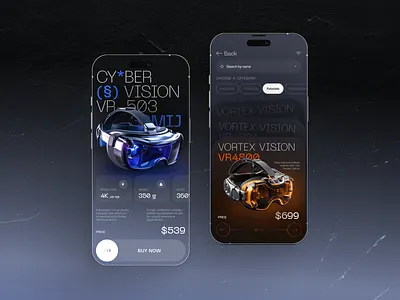 CYBER app brutalism concept cyber graphic design ui