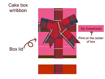 Valentine Package branding design graphic design