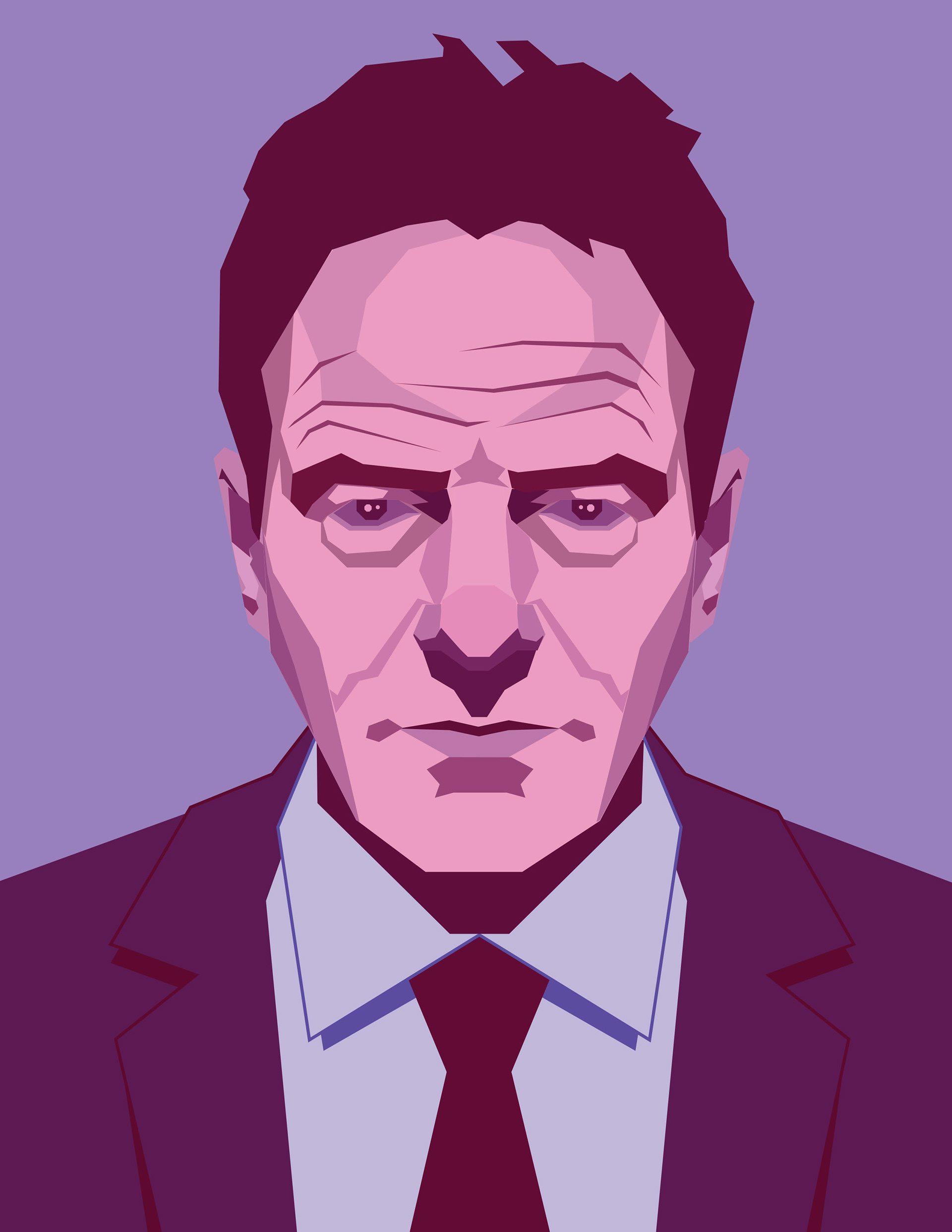 Bryan digital illustration portrait vector