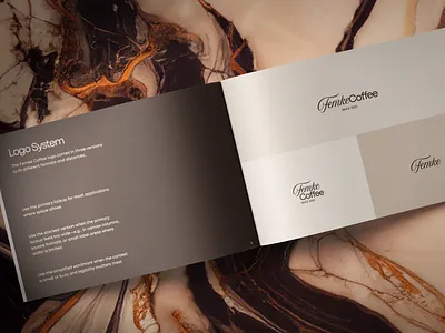 Brand guidelines spread showcasing logo usage brand book brand guidelines brand identity branding editorial design graphic design horizontal logo layout design logo design logo lockup logo system logotype luxury quiet luxury responsive logo style guide typography vertical logo visual identity wordmark