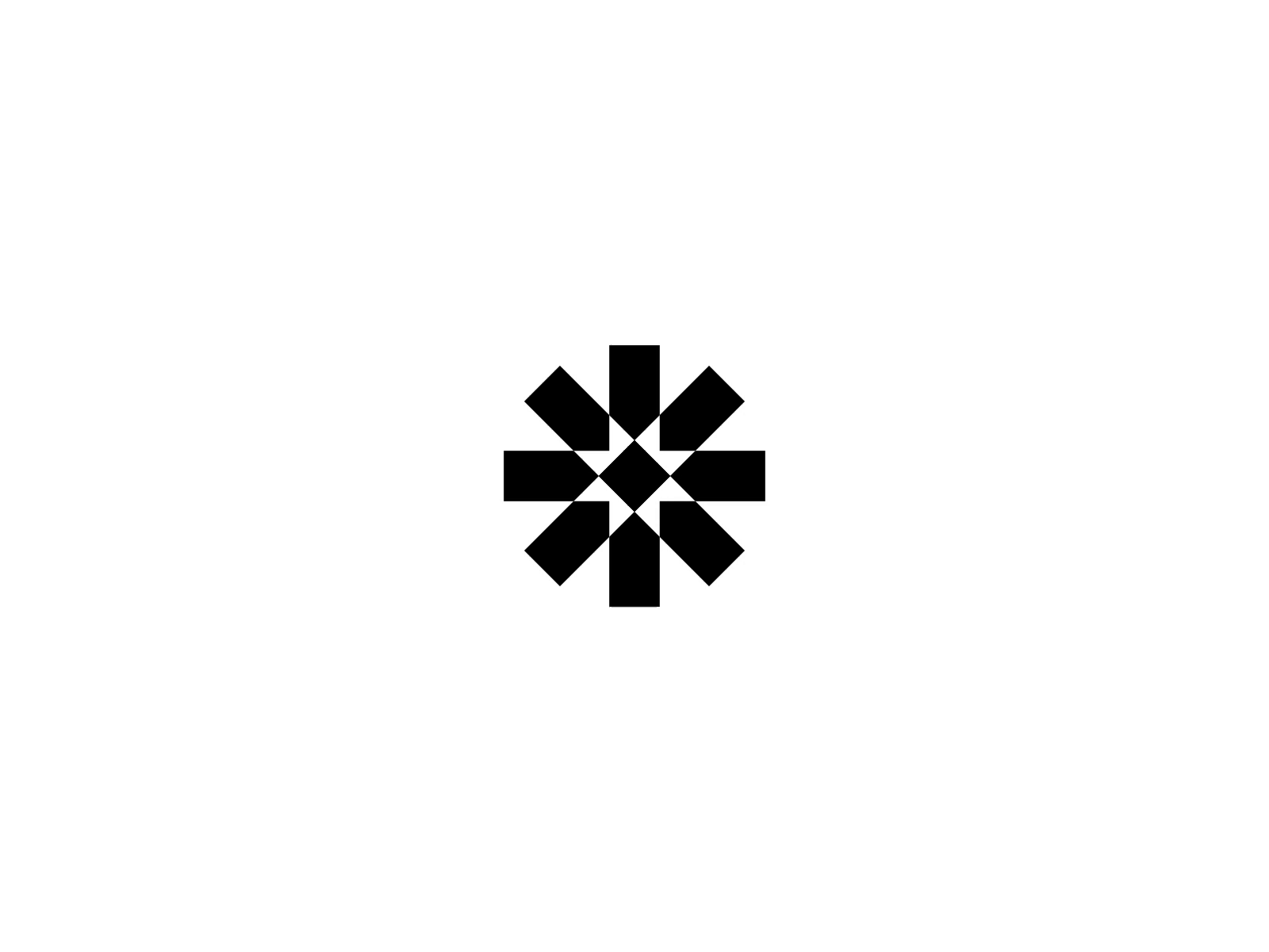 Example of Sleek Modern Monogram Logo Identity