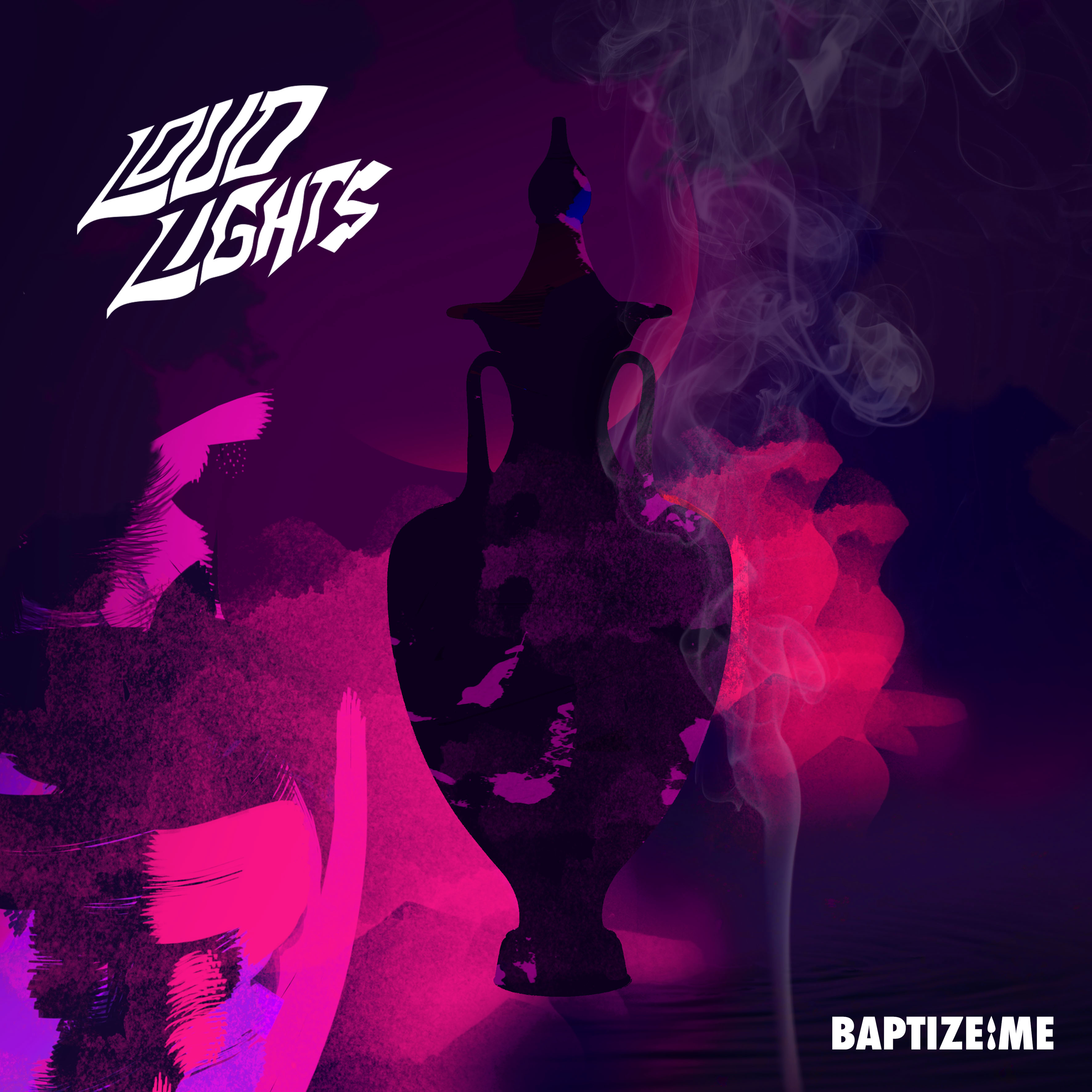 Loud Lights - Baptize Me graphic design illustration logo typography
